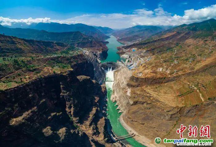 白鶴灘水電站。東方電氣供圖